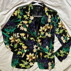 Floral blazer